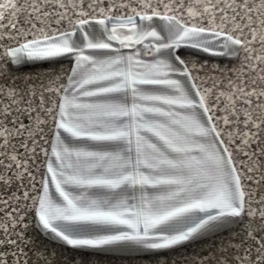 Cozy striped kids bedtime sack